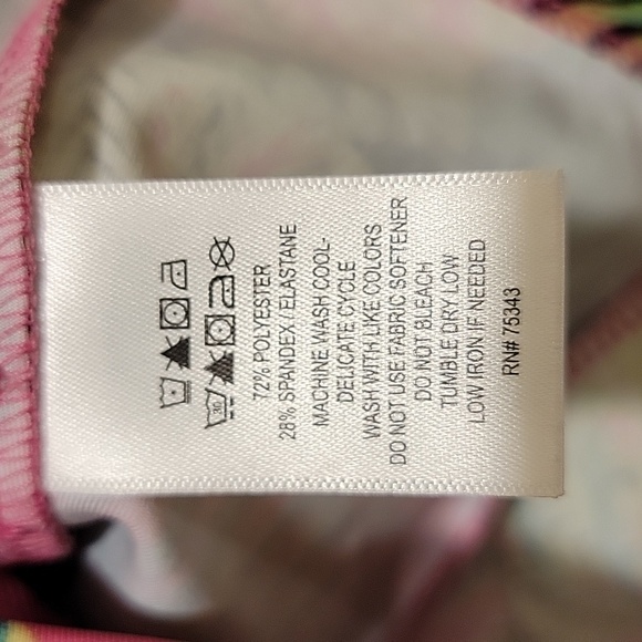 Tommy Bahama Active Floral 1/4 Zip Long Sleeve Golf Polo Shirt - Picture 3 of 8